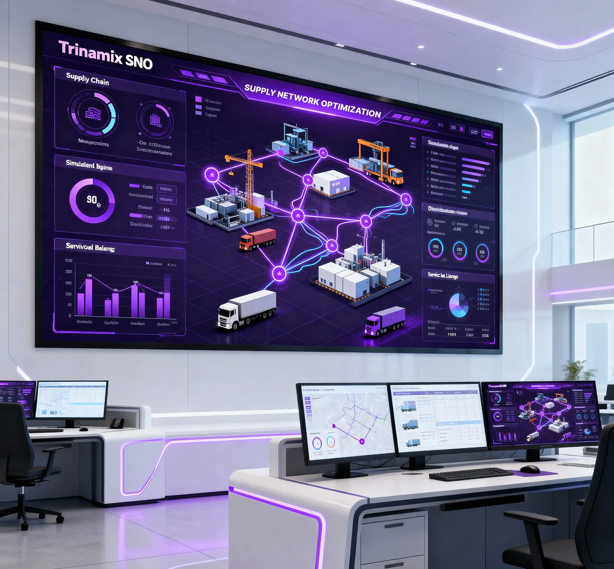 Trinamix supply network optimization